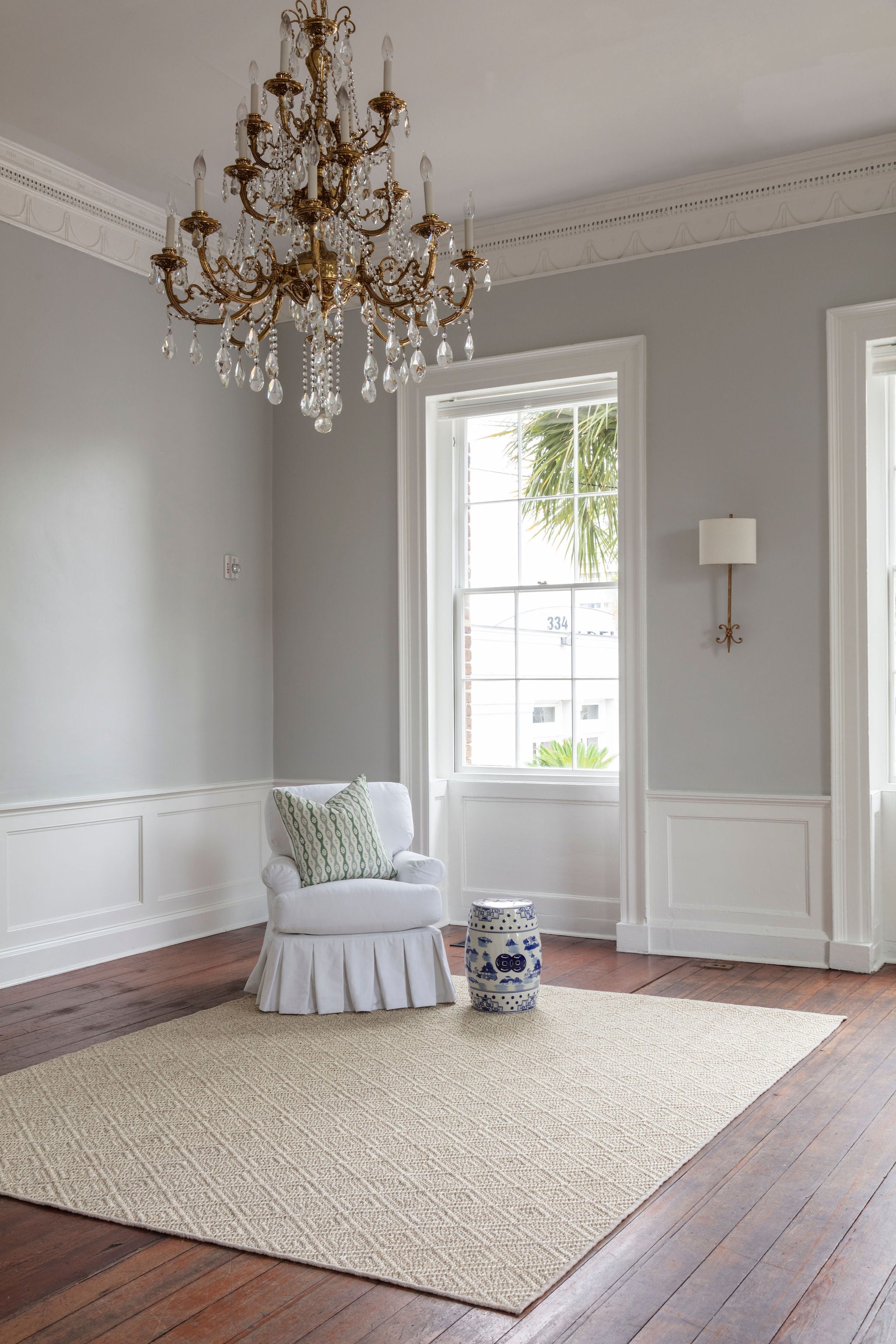 View of From Bare to Beautiful: Elevating Minimalist Interiors with Custom Rug ...