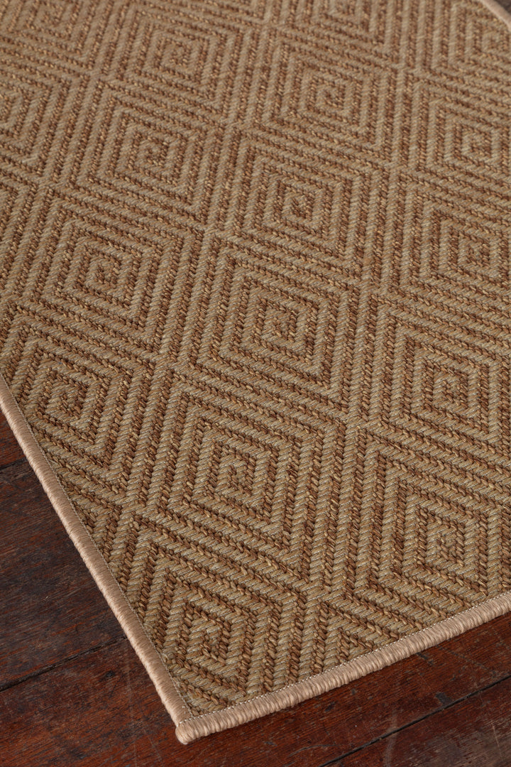 Tunisia Burnt Umber Indoor/ Outdoor Rug