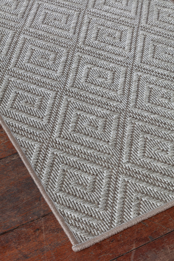 Curacao Pewter Indoor/ Outdoor Rug